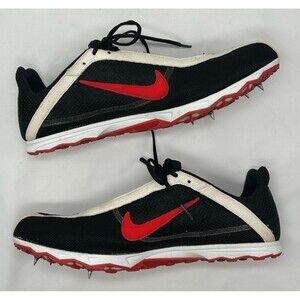 NIKE Zoom Bowerman XC CrossCountry Track Cleats w Bag+Spikes-Red/Black-Mens 12